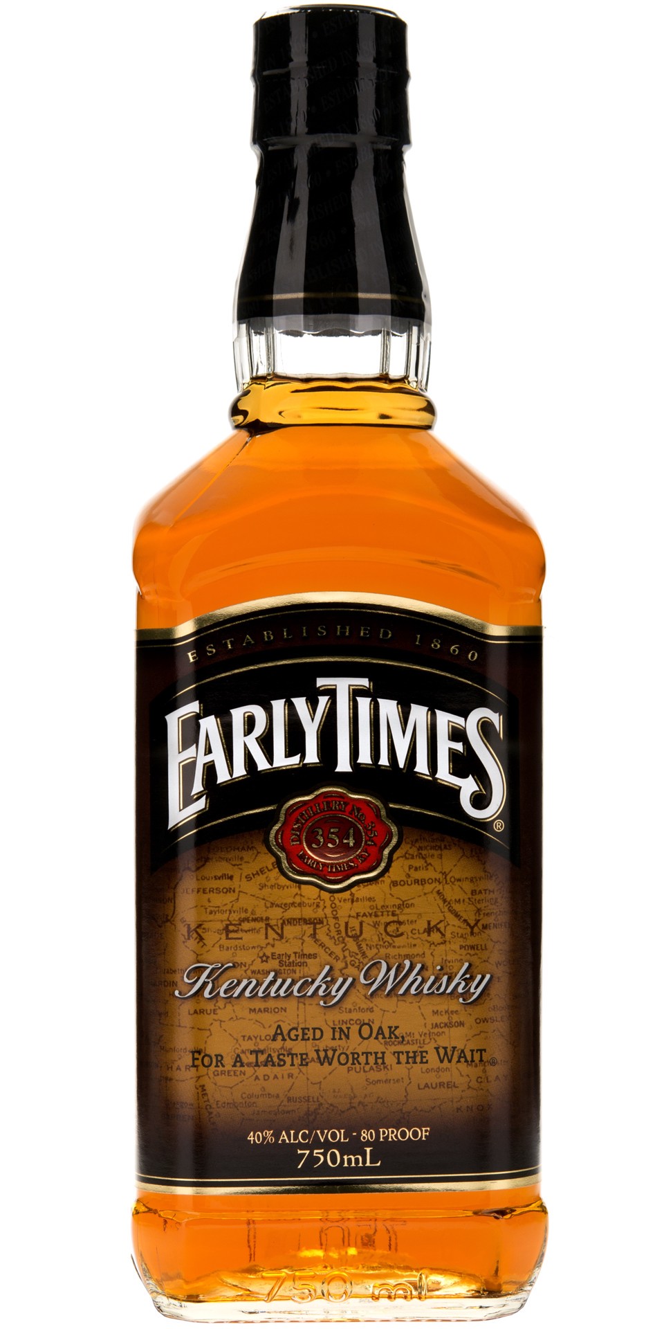 slide 1 of 2, Early Times Kentucky Whisky 750ml 80 Proof, 750 ml