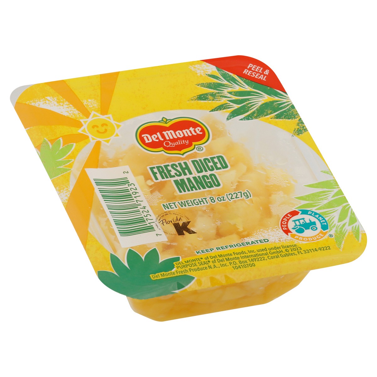 slide 9 of 9, Del Monte Fresh Diced Mango 8 oz, 8 oz