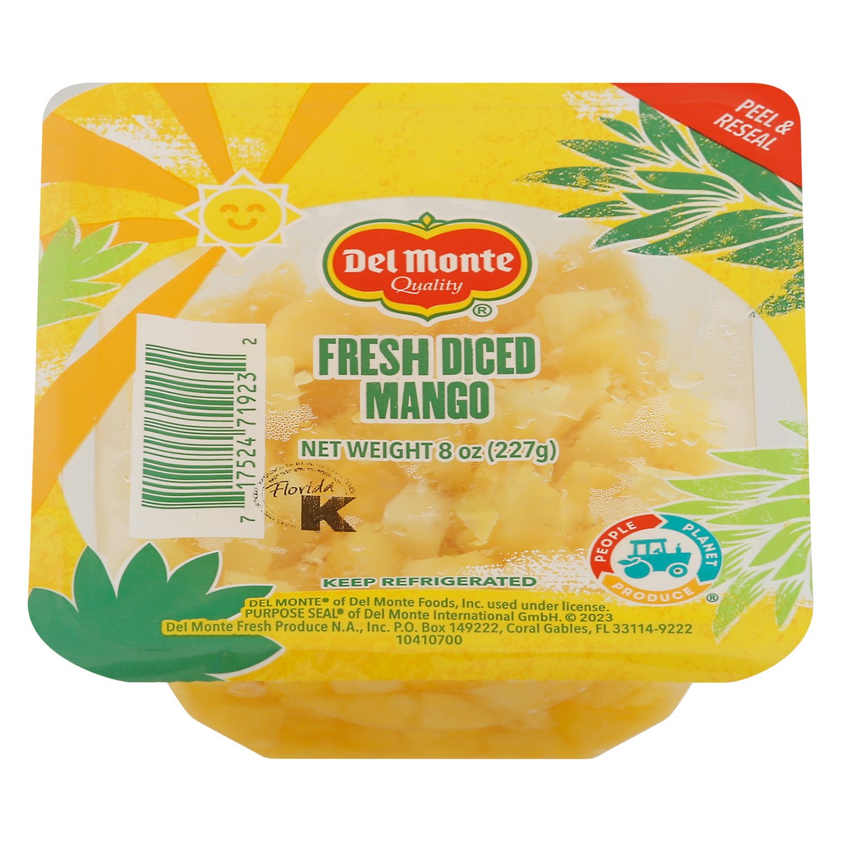 slide 1 of 9, Del Monte Fresh Diced Mango 8 oz, 8 oz