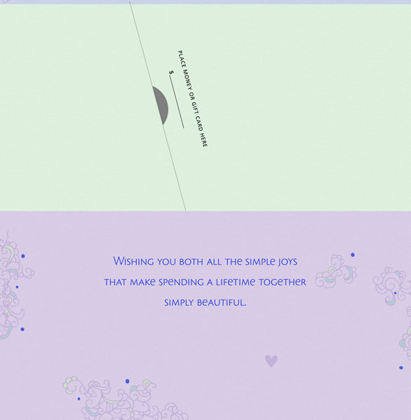 slide 2 of 2, Hallmark Crd Cpl Wed Foever -Mny Hldr, 0.7 oz