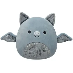 Grey Tonal Bat with Grey Velvet Accents, 1 ct