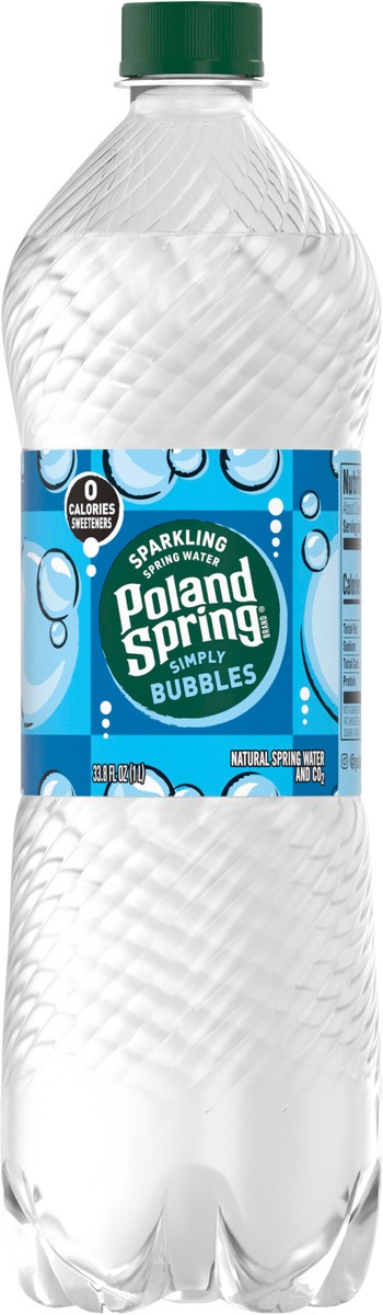 slide 7 of 7, Poland Spring Sparkling Water, Simply Bubbles- 33.8 oz, 33.8 oz