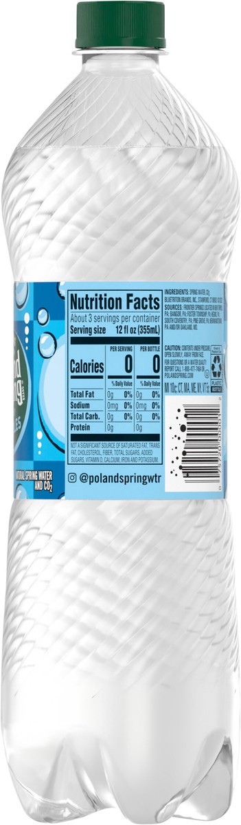 slide 3 of 7, Poland Spring Sparkling Water, Simply Bubbles- 33.8 oz, 33.8 oz