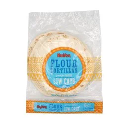 Hy-Vee Flour Tortilla Great For Fijitas, Low Carb, 8Ct