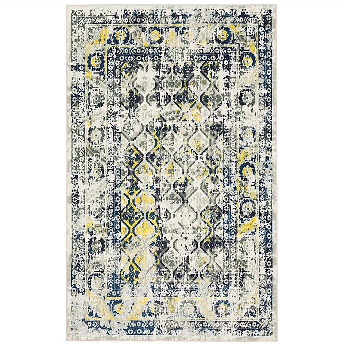 slide 1 of 12, Mohawk Home Prismatic Zaire Accent Rug - Yellow, 2 ft x 3 ft