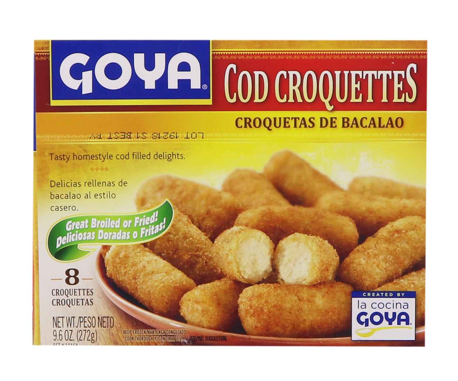 slide 1 of 1, Goya Croquetas De Bacalao, 1 ct