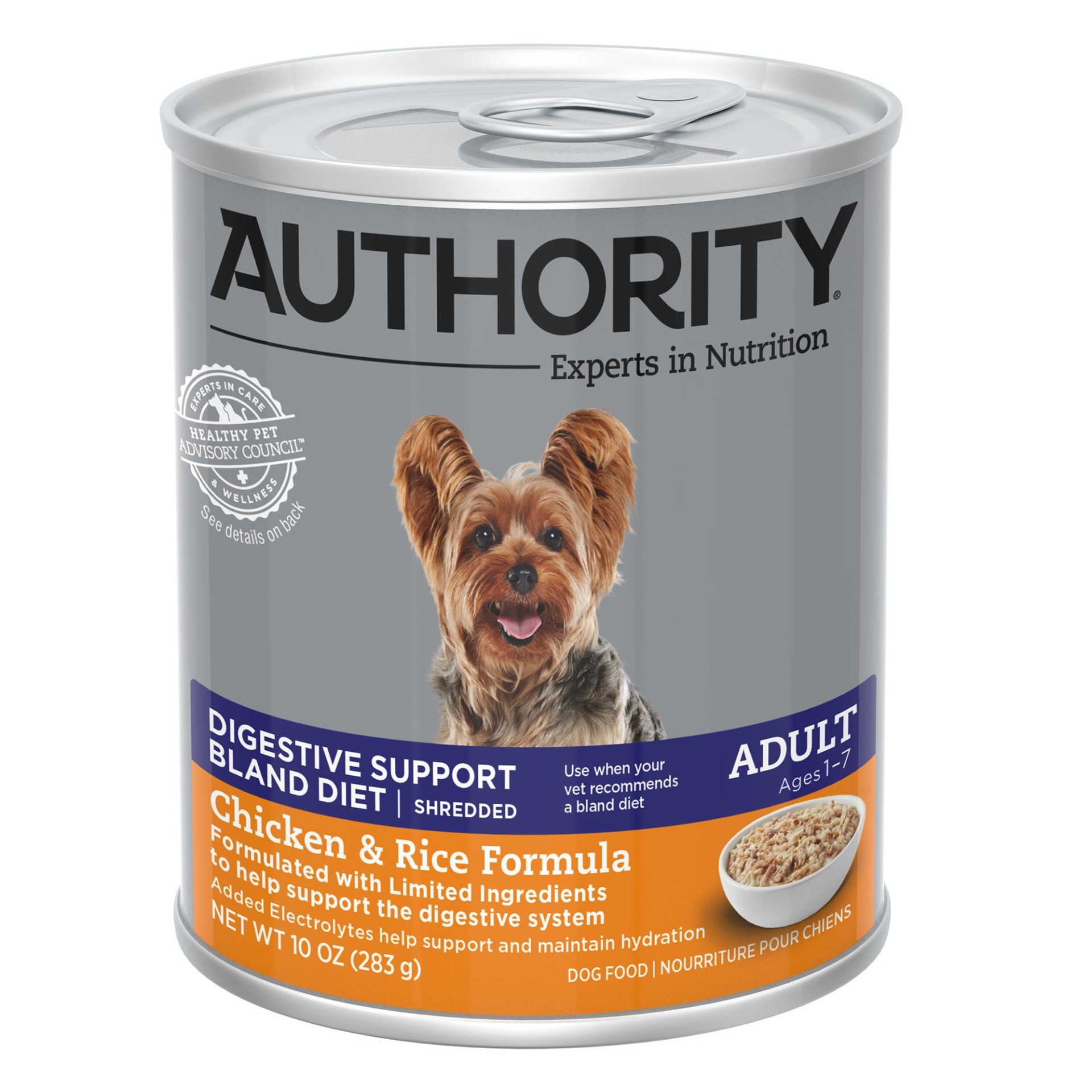 slide 1 of 1, Authority Digestive Soothing Support Wet Dog Food, 10 oz