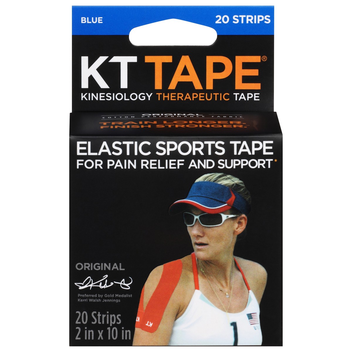 slide 1 of 12, KT Tape Blue Original Elastic Therapeutic Tape 20 ea, 20 ct