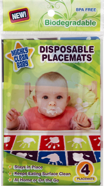 slide 1 of 1, Disposable Placemats, 4 ct