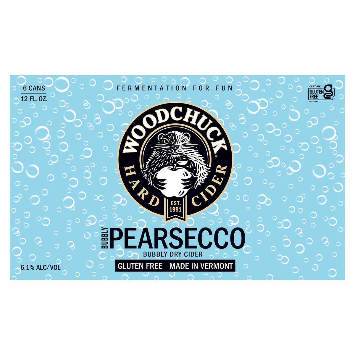 Woodchuck Hard Cider Bubbly Pearsecco 6 Pack 12oz Can 6 Ct Shipt