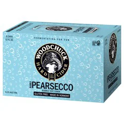 Woodchuck Hard Cider - Bubbly Pearsecco 6 Pack, 12oz Can