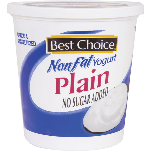 slide 1 of 1, Best Choice Non-Fat Yogurt Plain, 32 oz