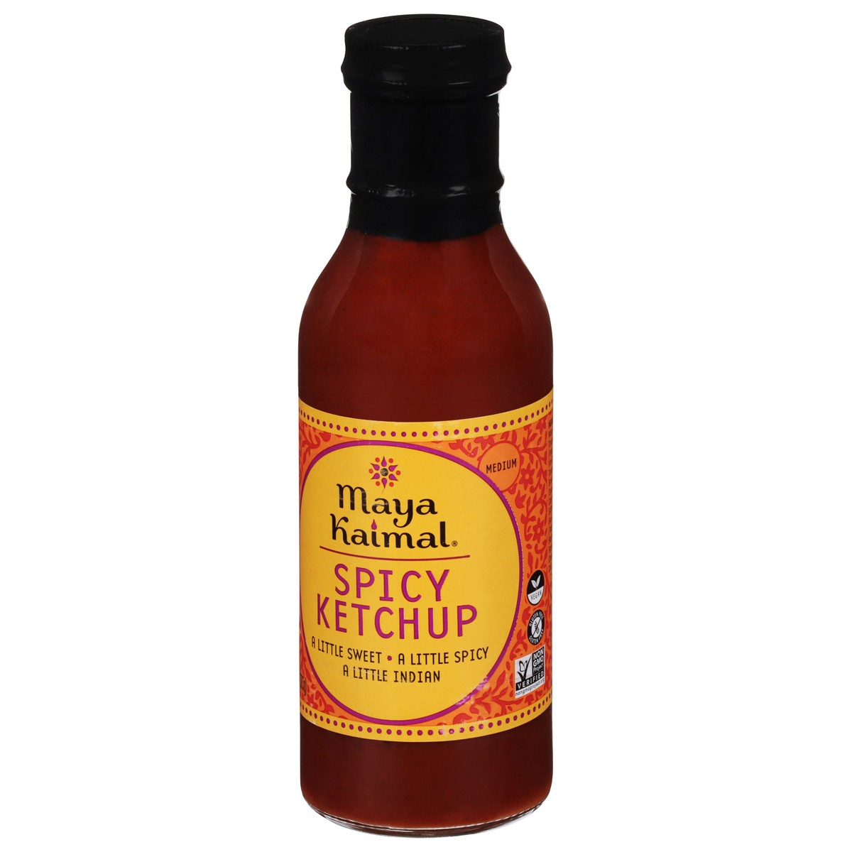 slide 4 of 9, Maya Kaimal Medium Spicy Ketchup 13.5 oz, 13.5 oz