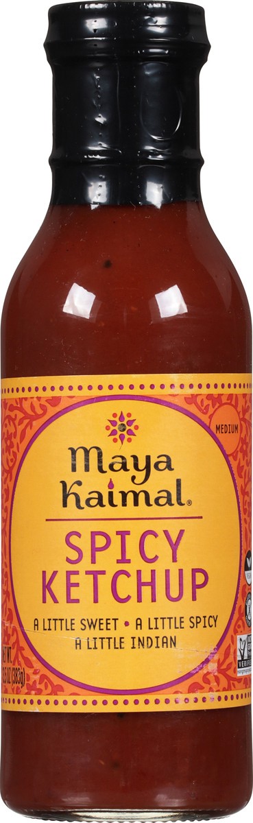 slide 3 of 9, Maya Kaimal Medium Spicy Ketchup 13.5 oz, 13.5 oz