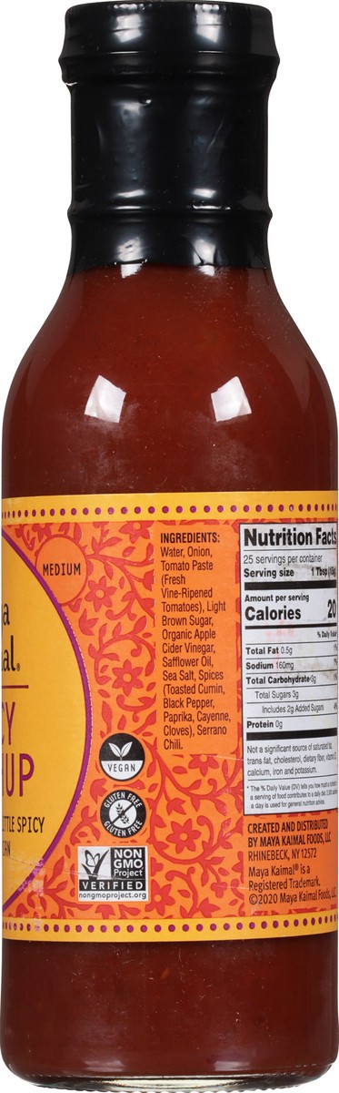 slide 5 of 9, Maya Kaimal Medium Spicy Ketchup 13.5 oz, 13.5 oz