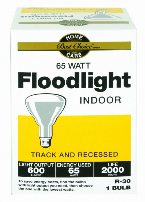 slide 1 of 1, Best Choice Indoor Flood Light 65 Watt Bulb, 1 ct