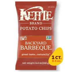 Kettle Brand Potato Chips, Backyard Barbeque Kettle Chips, 8.5 Oz