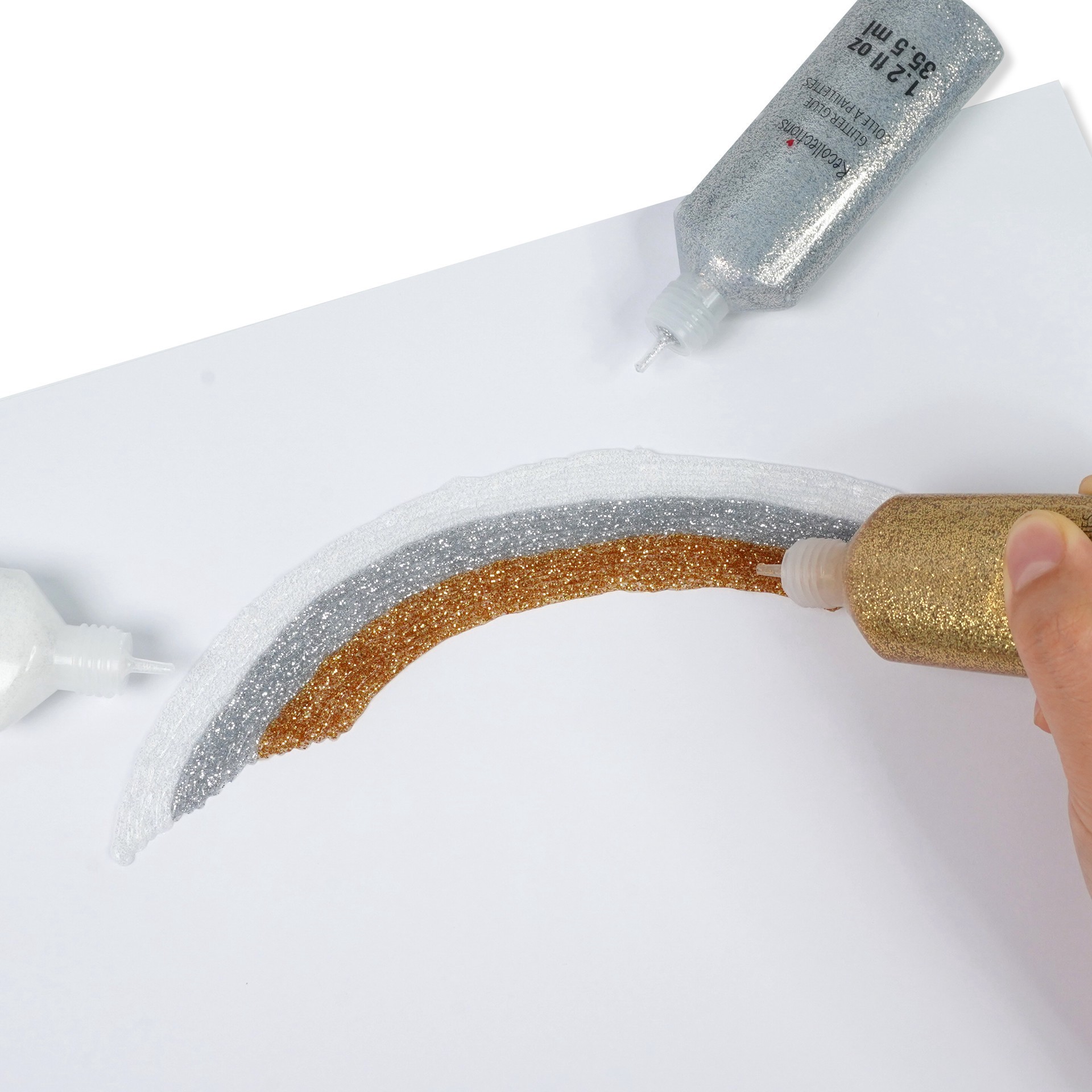 slide 3 of 6, Mixed Glitter Glue, 3ct. By Recollections, 3 ct