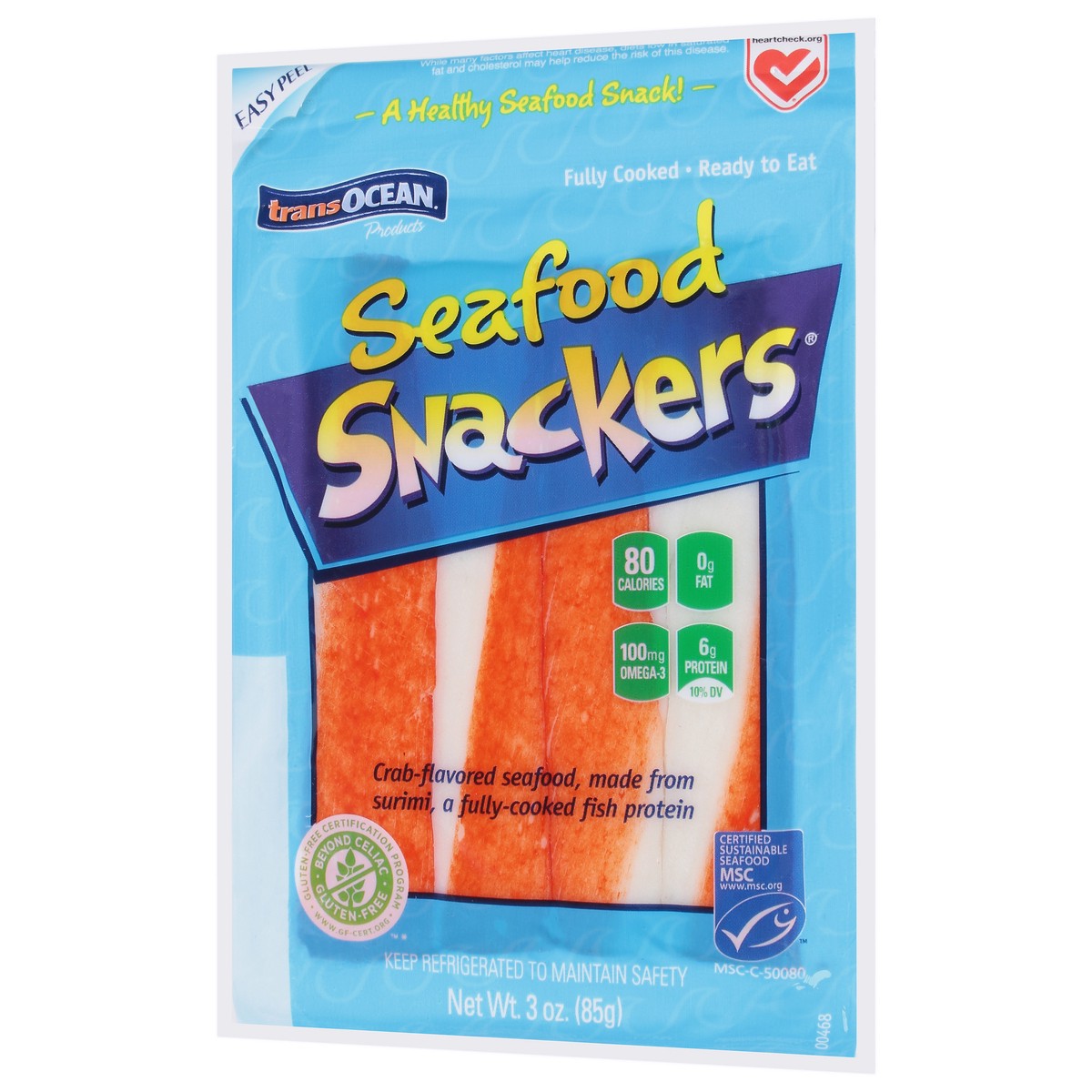 slide 3 of 9, Trans-Ocean TransOcean® Seafood Snackers®, 3 oz
