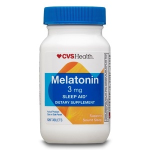 slide 1 of 1, CVS Health Melatonin 3 Mg Tablets, 120 ct