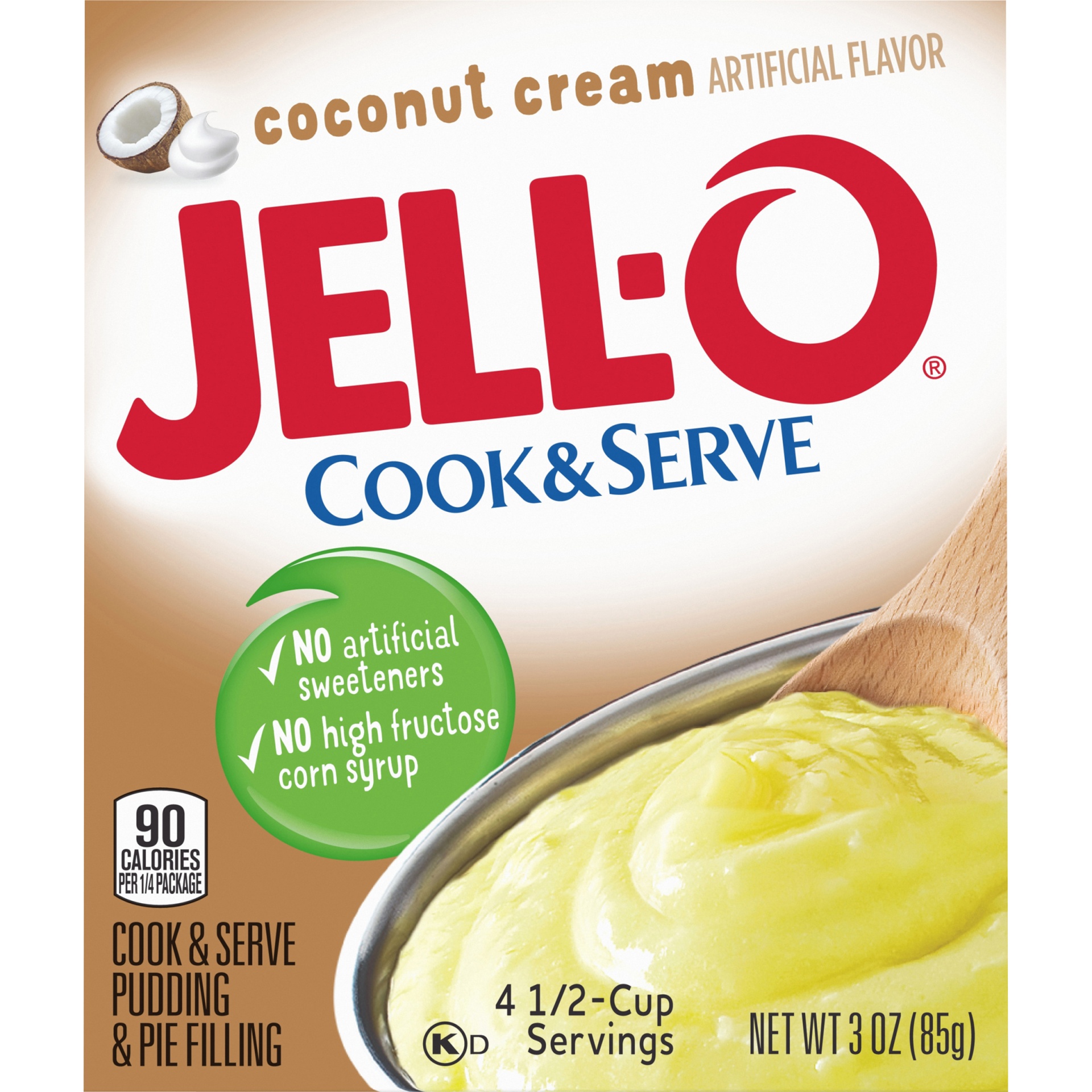 JellO Cook & Serve Coconut Cream Pudding & Pie Filling 3 oz Shipt