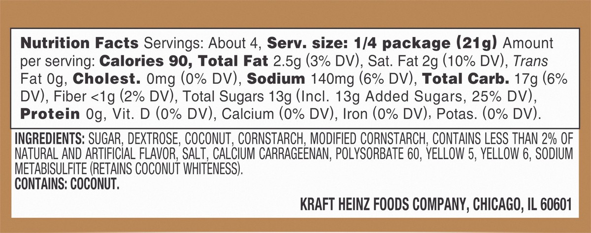 slide 9 of 9, Jell-O Cook & Serve Coconut Cream Pudding & Pie Filling Mix, 3 oz Box, 3 oz