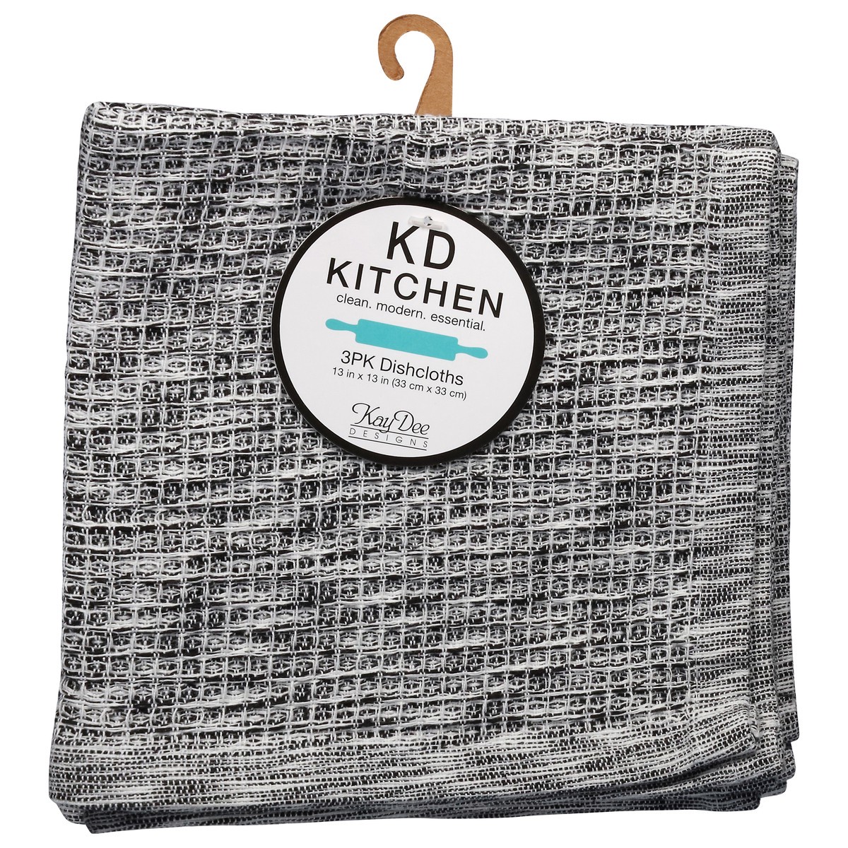 slide 3 of 12, Kay Dee Dishcloth Onyx, 3 ct