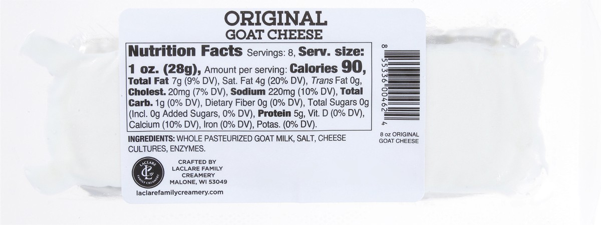 slide 2 of 14, Laclare Original Goat Log, 8 oz