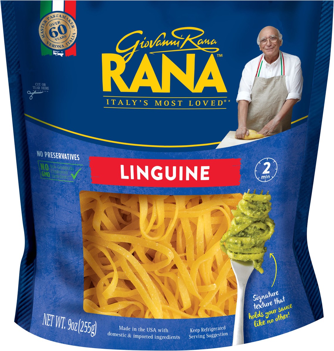 slide 6 of 9, Rana Pasta Linguine, 9 oz
