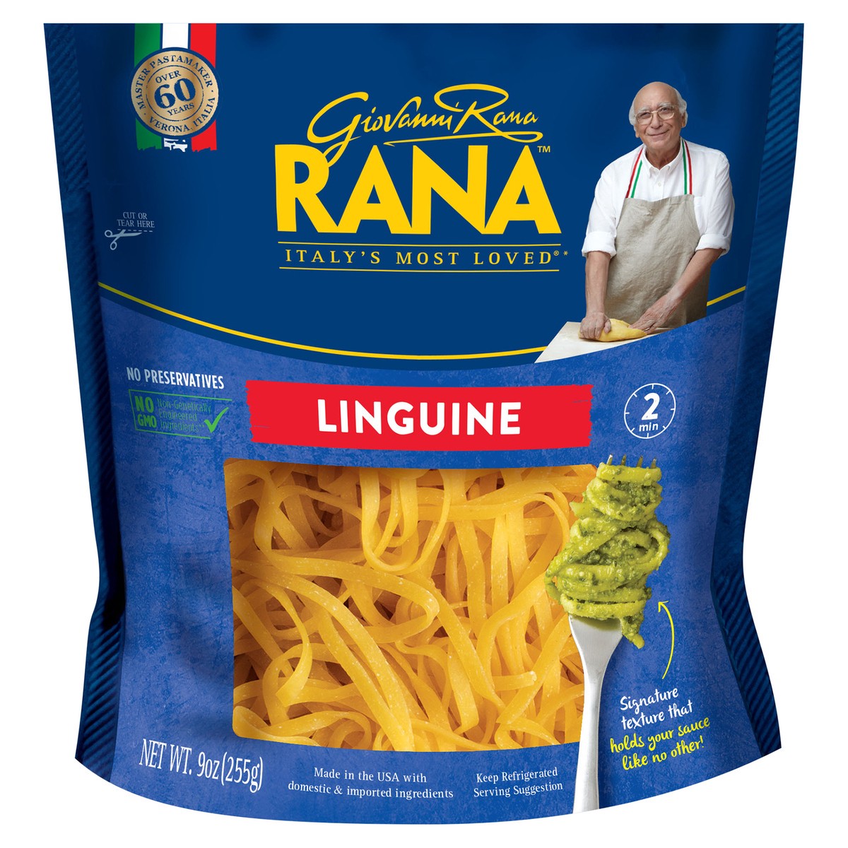 slide 1 of 9, Rana Pasta Linguine, 9 oz