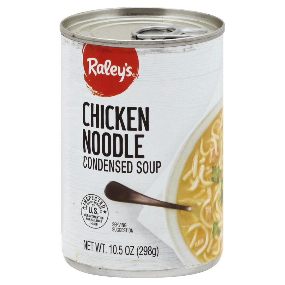 slide 1 of 1, Raley's Condensed Chicken Noodle Soup 10.5 oz, 10.5 oz