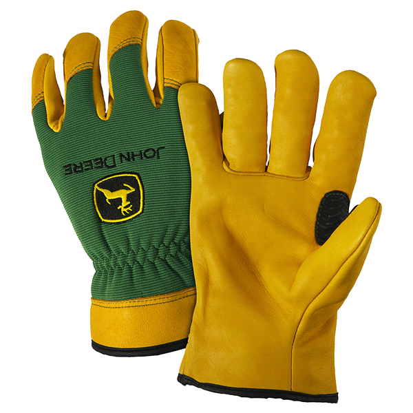 slide 1 of 1, John Deere Leather Glove - Extra Large, 1 ct