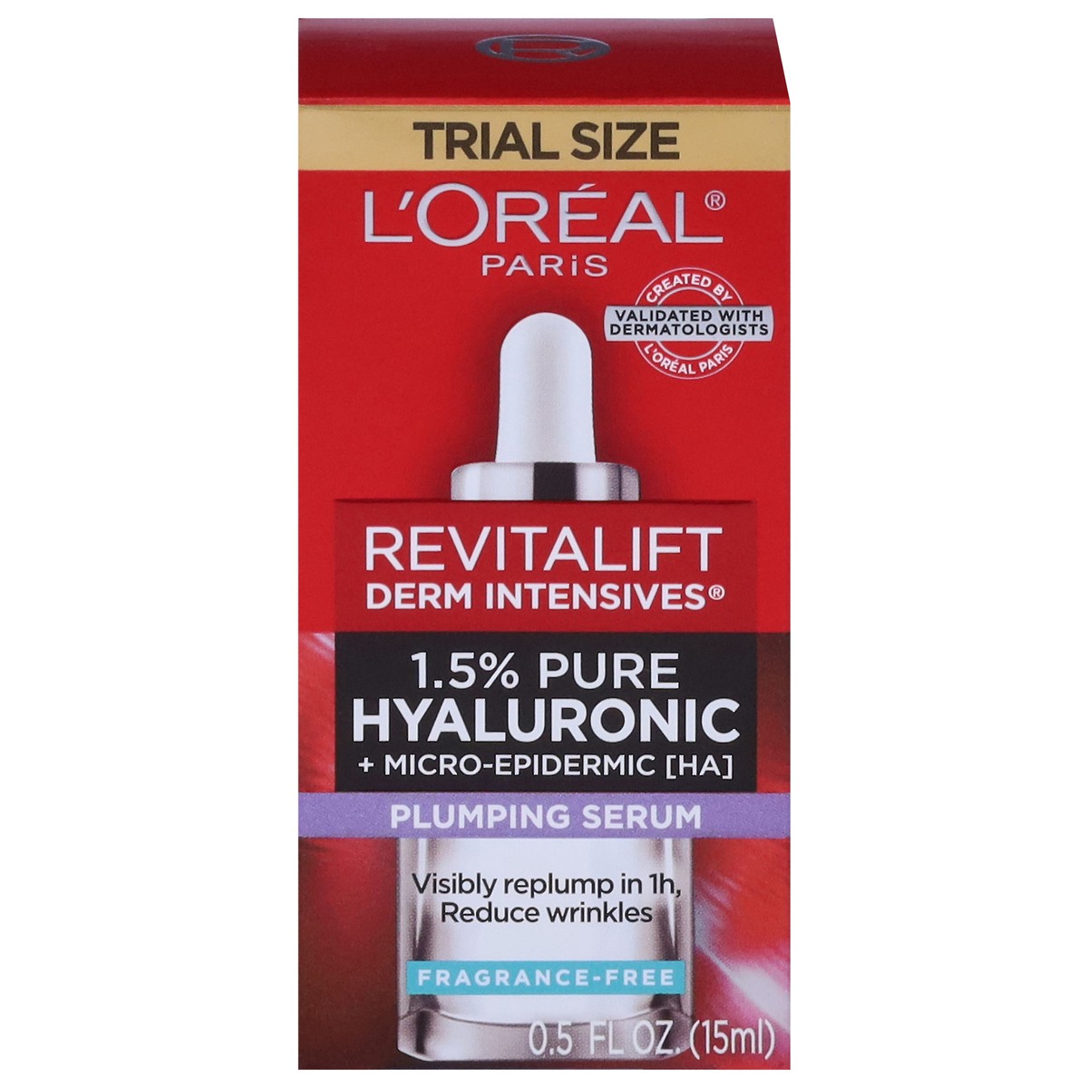 slide 7 of 14, Revitalift Derm Intensives Fragrance-Free Plumping Serum Trial Size 0.5 fl oz, 0.5 fl oz