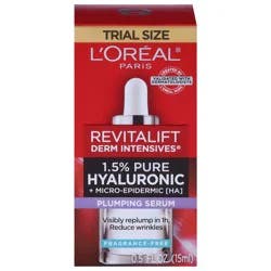 Revitalift Derm Intensives Fragrance-Free Plumping Serum Trial Size 0.5 fl oz