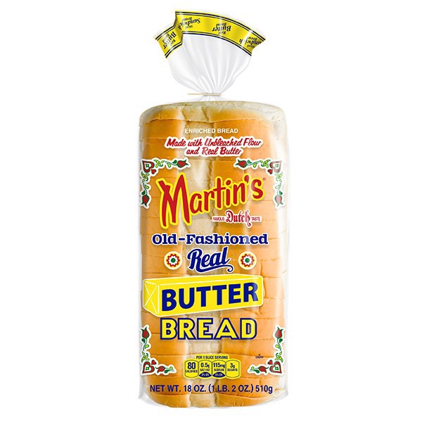 slide 1 of 9, Martin's Martins Bread Old Fashion Butter, 18 oz