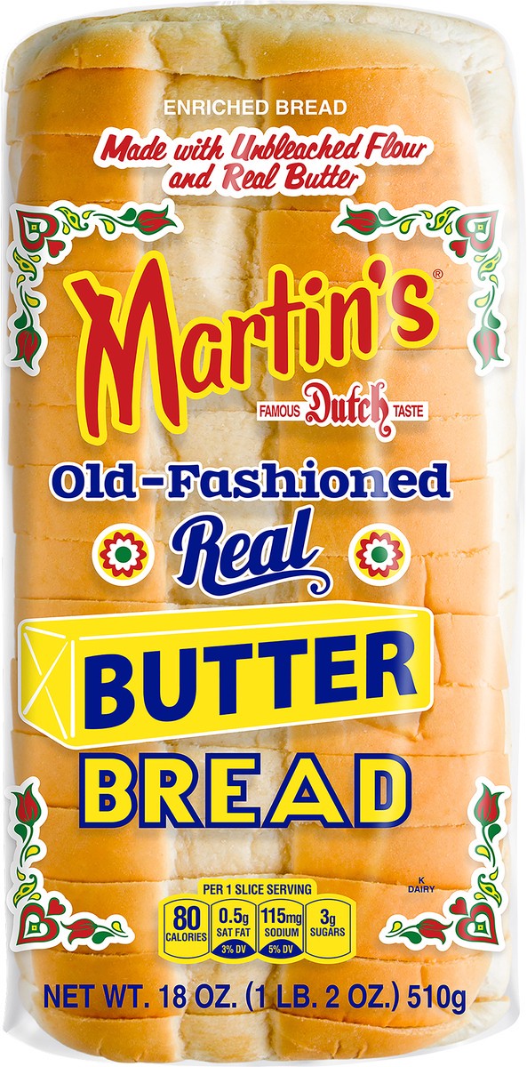 slide 4 of 9, Martin's Martins Bread Old Fashion Butter, 18 oz