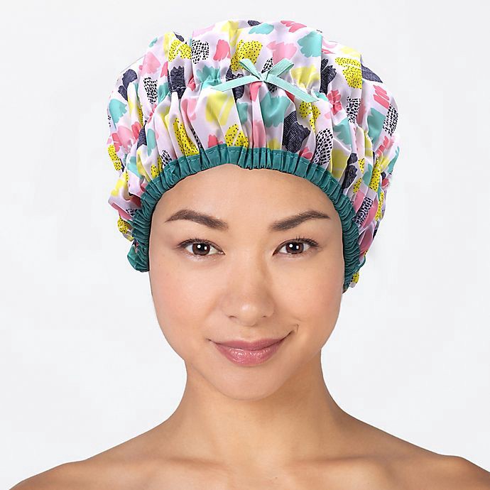 slide 4 of 5, Betty Dain Fashionista Lined Shower Cap, 1 ct