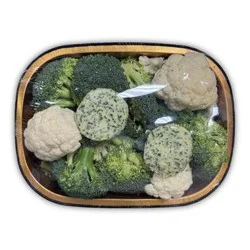 Garlic Herb Broccoli & Cauliflower