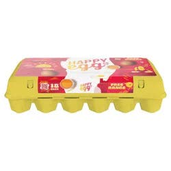 Happy Egg Co. Eggs, Free Range, Large