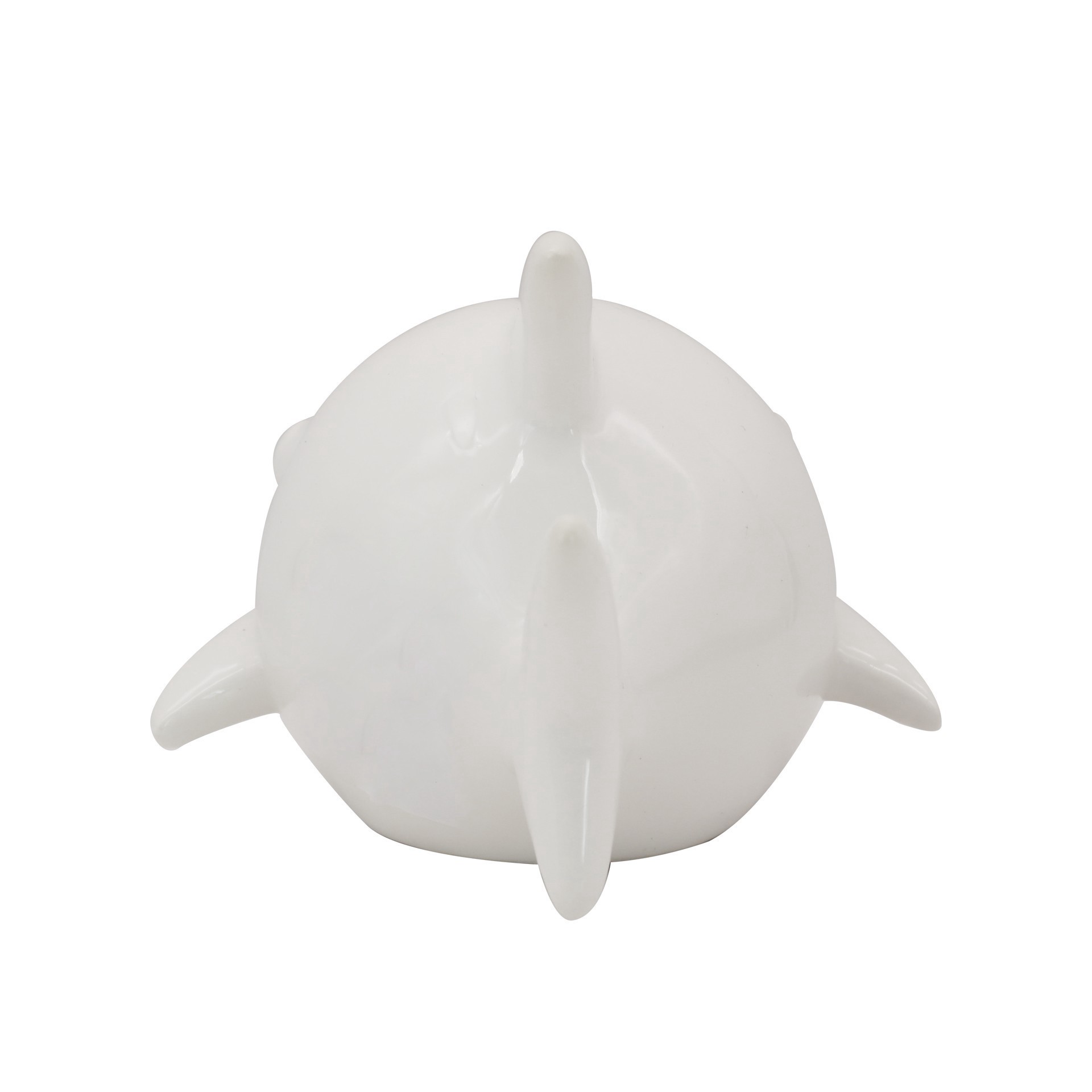 slide 2 of 3, Color Your Own Ceramic Shark Bank By Creatology, 6.6 in x 5.7 in x 4.4 in