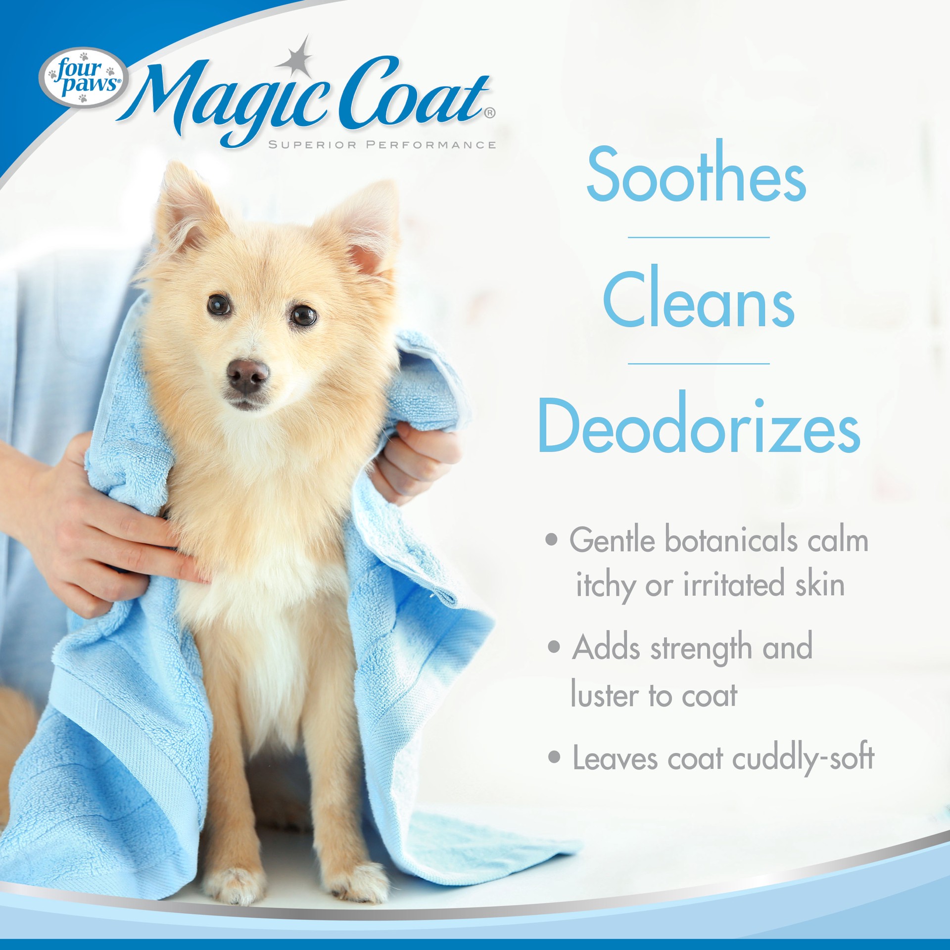 slide 5 of 10, Four Paws Magic Coat Gentle Tearless Puppy Shampoo 32 Ounces, 32 fl oz