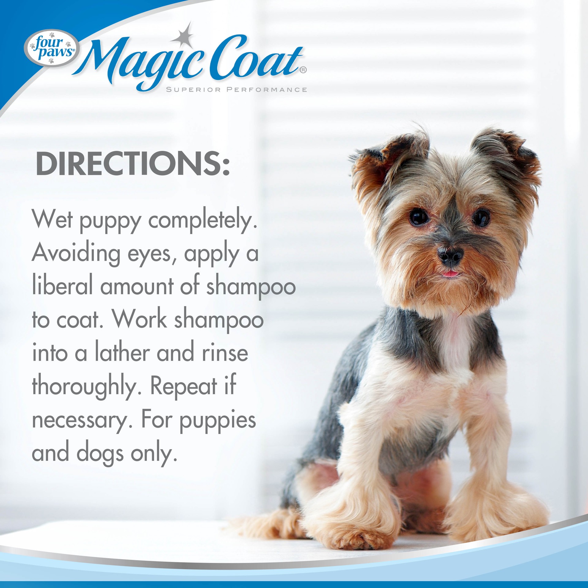 slide 3 of 10, Four Paws Magic Coat Gentle Tearless Puppy Shampoo 32 Ounces, 32 fl oz