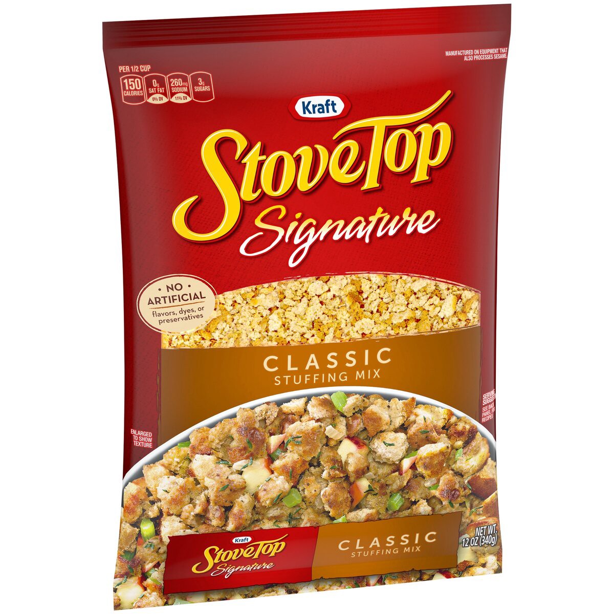 slide 4 of 8, Stove Top Signature Classic Stuffing Mix, 12 oz