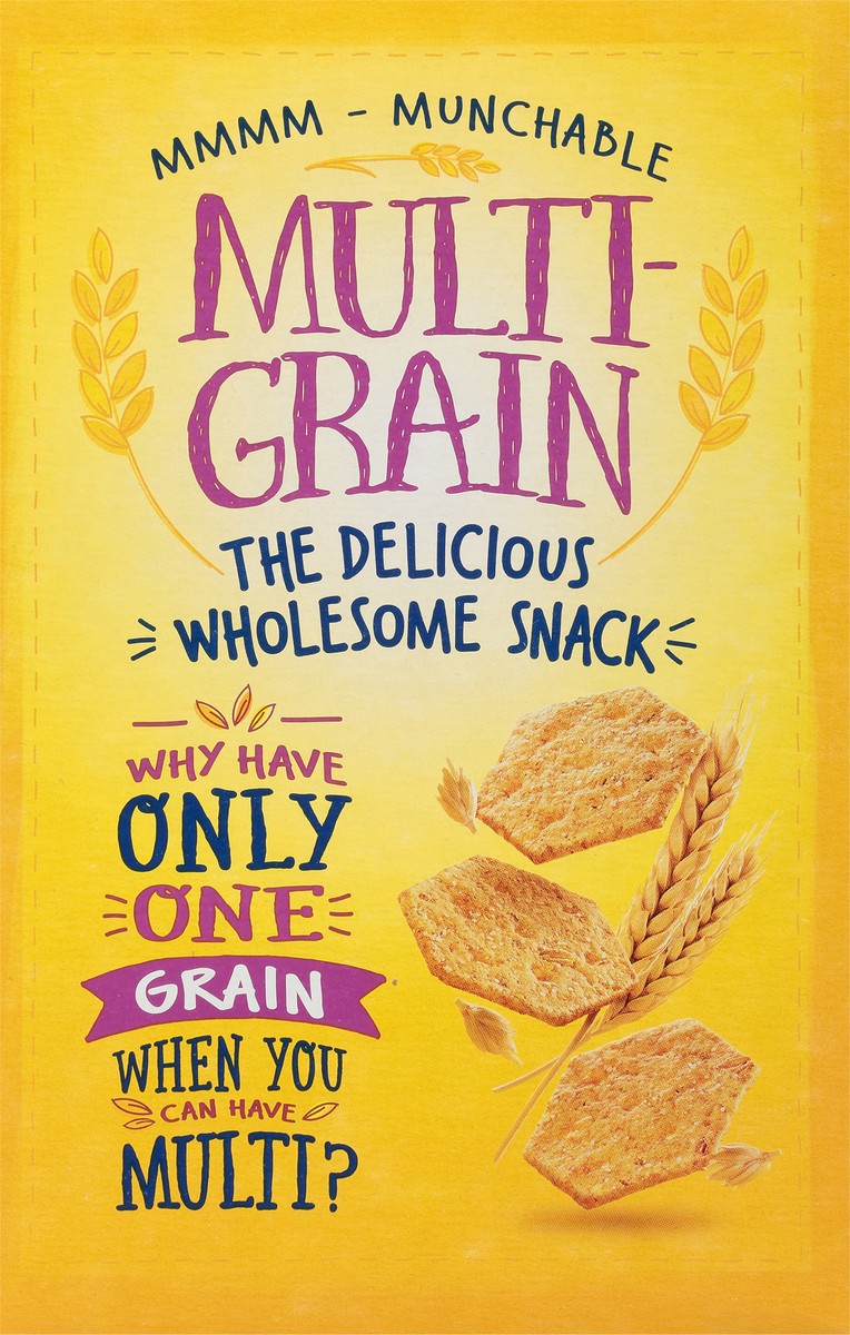slide 5 of 9, Wheat Thins Multigrain Whole Grain Wheat Crackers, 8.5 oz, 0.53 lb
