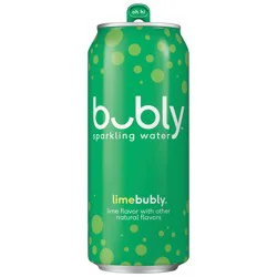 bubly Sparkling Water Lime - 16 oz