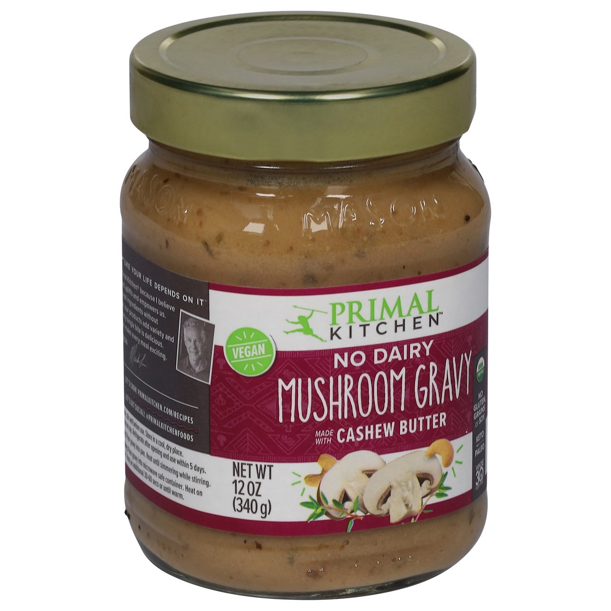 slide 10 of 11, Primal Kitchen No Dairy Mushroom Gravy, 1 ct