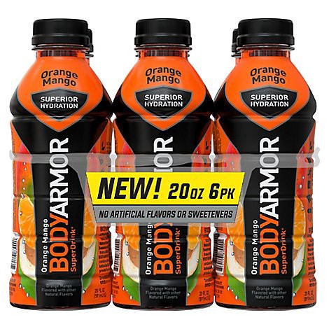 slide 1 of 1, BODYARMOR Body Armor Orange Mango- 120 fl oz, 120 fl oz