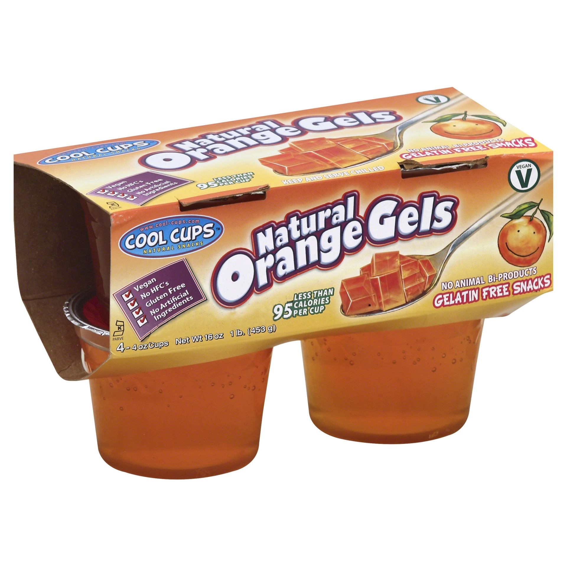 slide 1 of 1, Cool Cups Gelatin Free Snacks 4 ea, 4 ct