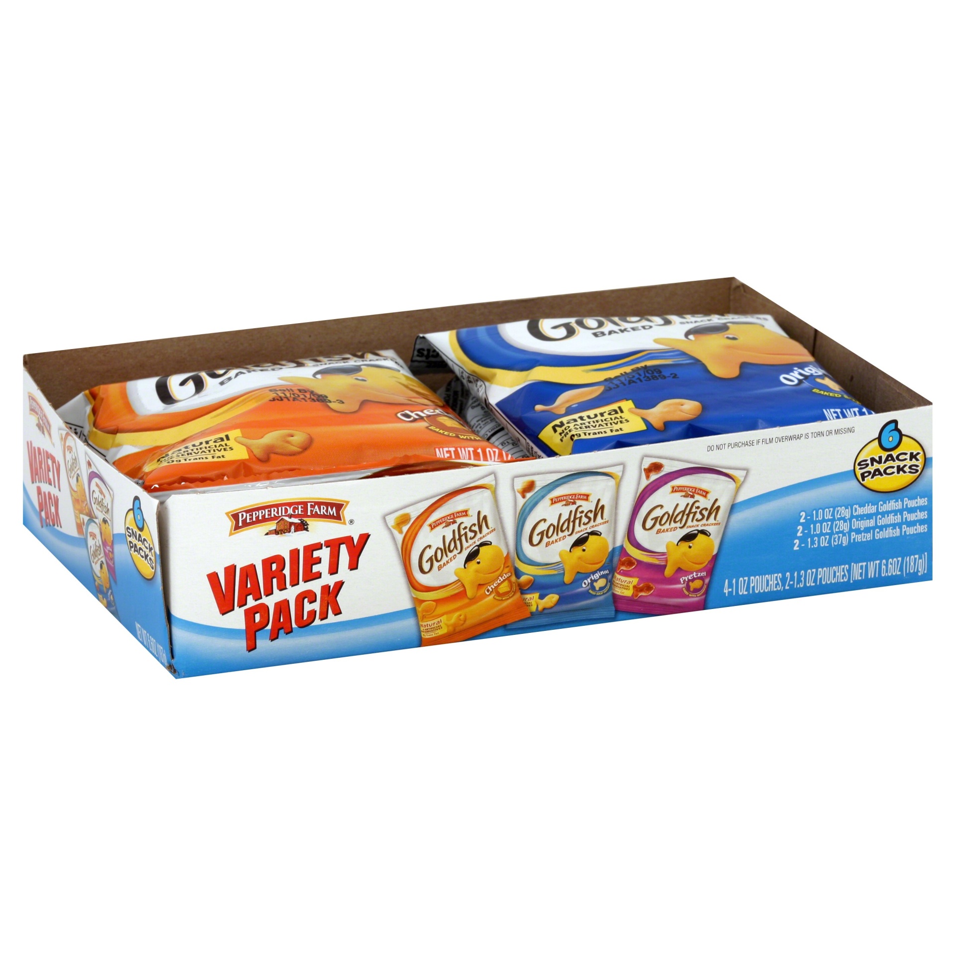 slide 1 of 1, Pepperidge Farm Goldfish Variety Pack, 6 oz