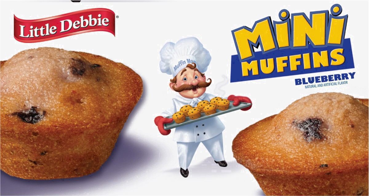 slide 7 of 40, Little Debbie Mini Blueberry Muffins 5 ea, 8.44 oz